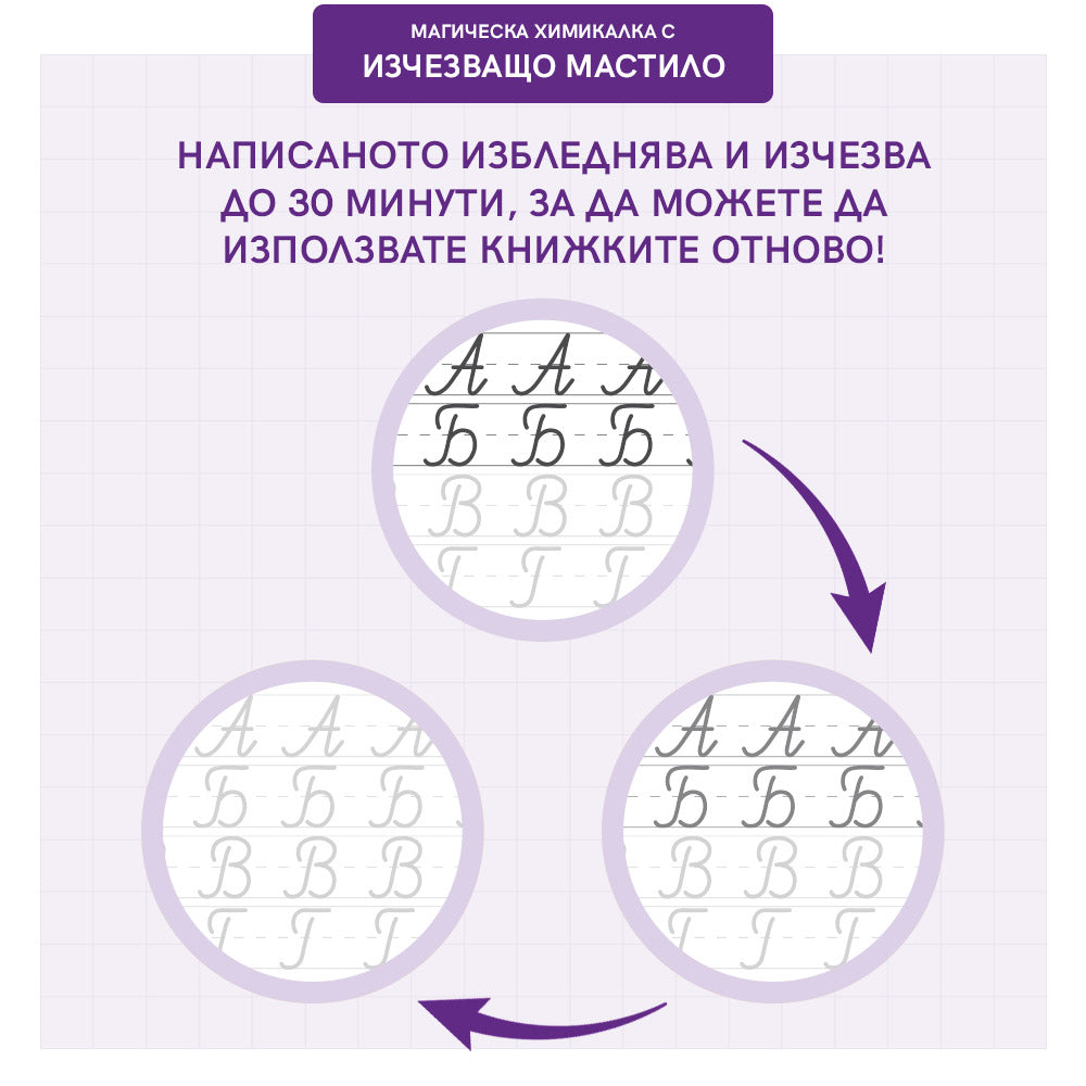 Комплект 4 броя Магически книжки